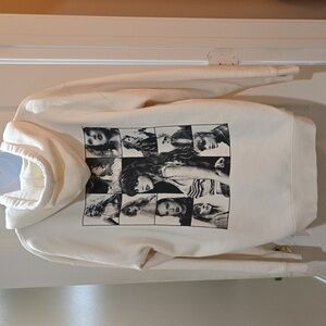 Taylor Swift The Eras Tour Beige Hoodie - Size Large